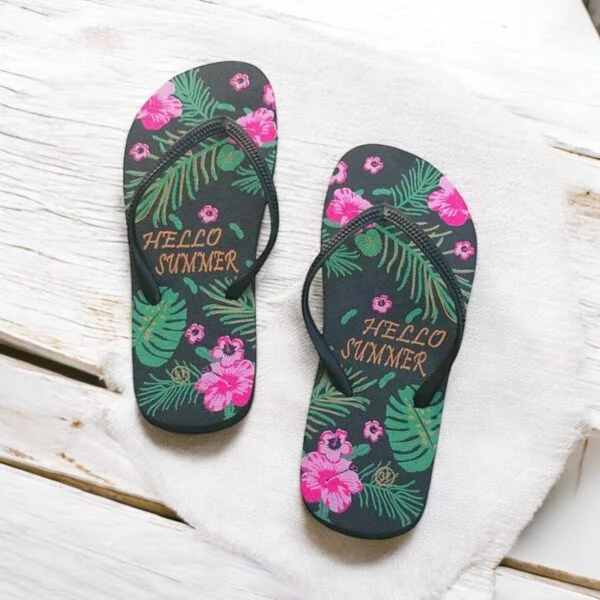 Chic Floral Flip Flop